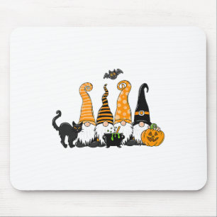 Autumn Halloween Gnomes Cute Autumn Pumpkin Fall H Mouse Mat