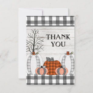 Autumn Halloween Pumpkin Thank you