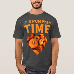 Autumn Halloween Thanksgiving Woman grandma pumpki T-Shirt