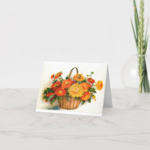 Autumn Happy Birthday Greeting Card
