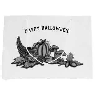 Autumn , Happy Halloween! Large Gift Bag