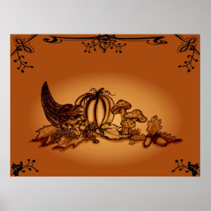Autumn , Happy Halloween Poster