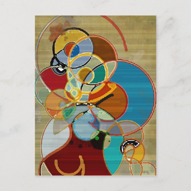 Autumn Harvest - Abstract Postcard (Front)