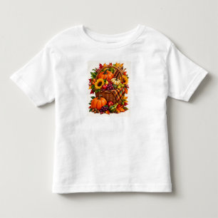 Autumn Harvest Basket Toddler T-Shirt