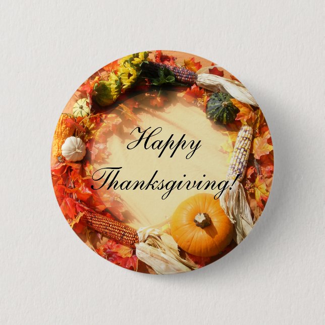 Autumn Harvest Button (Front)