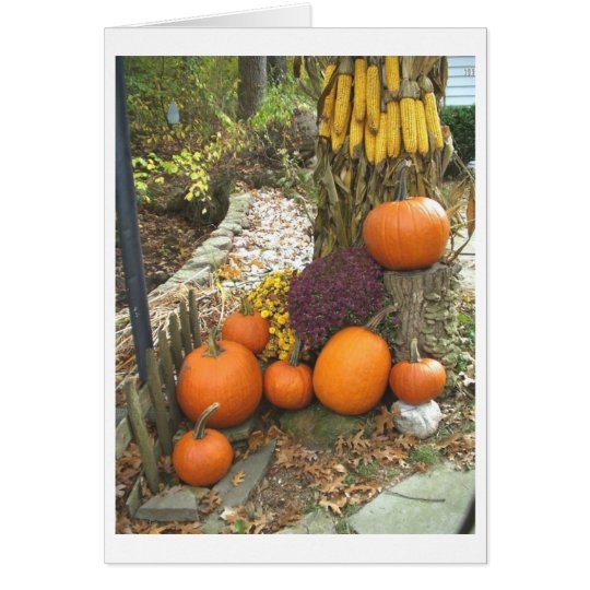 Autumn Harvest Card