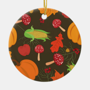 Autumn Harvest Ceramic Tree Decoration