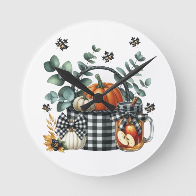 Autumn Harvest Clock (Front)