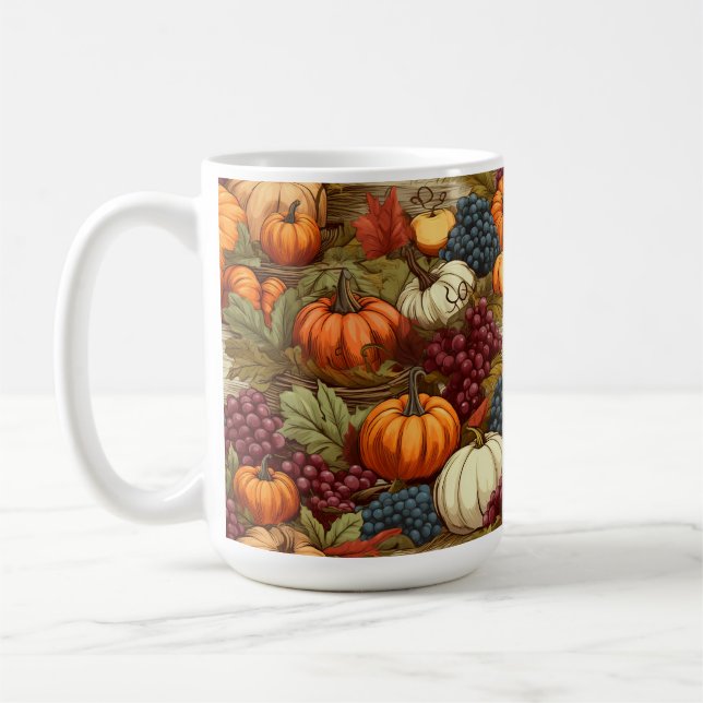 Autumn Harvest Coffee Mug (Left)