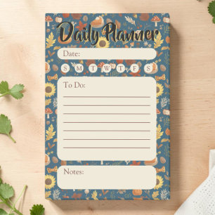 Autumn Harvest Daily Planner To Do List Post-it Notes