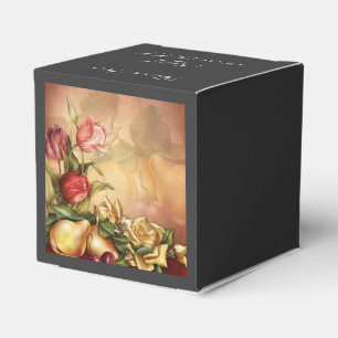 Autumn Harvest Flowers Fruits Fall thanksgiving Favour Box