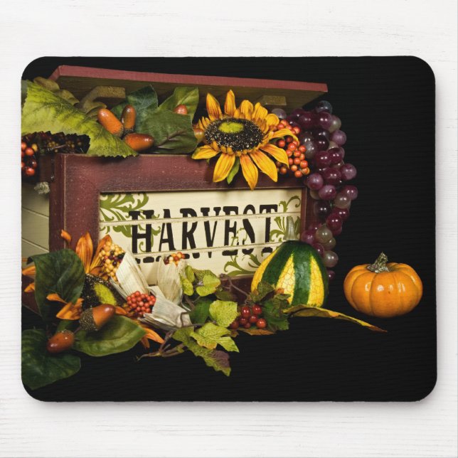 Autumn Harvest Mouse Mat (Front)