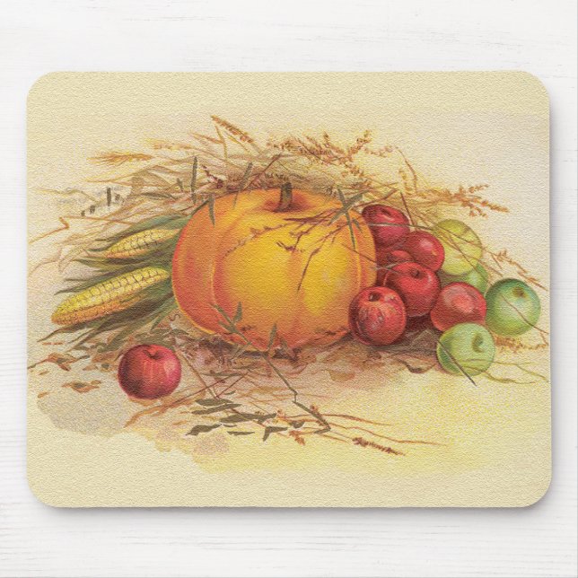 Autumn Harvest Mouse Mat (Front)