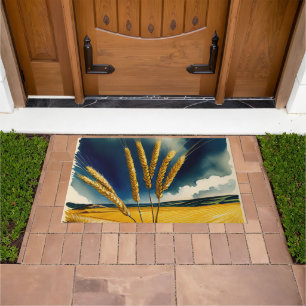 Autumn Harvest Prairie Gold Door Mat