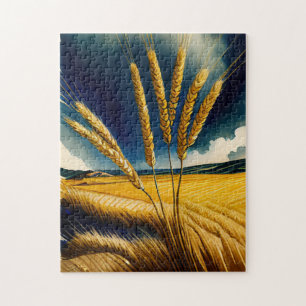 Autumn Harvest Prairie Gold Puzzle