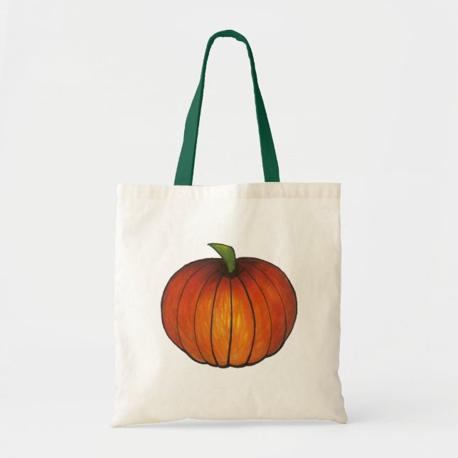 Autumn Harvest Pumpkin Patch Thanksgiving Fall Tote Bag (Front)