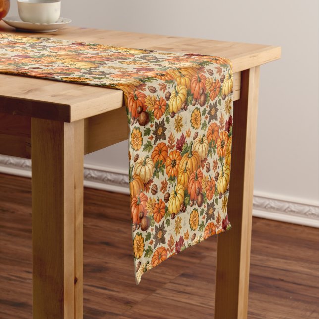 Autumn Harvest Short Table Runner (In Situ)