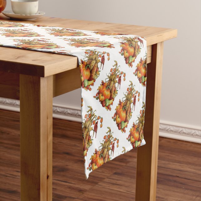 Autumn Harvest Thanksgiving Table Runner (In Situ)