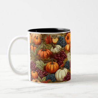 Autumn Harvest Two-Tone Coffee Mug