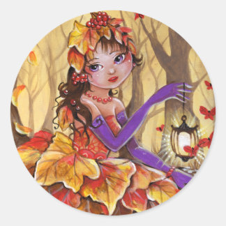 Autumn has come - Round sticker
