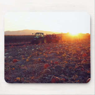 Autumn Hay Ride Mouse Mat