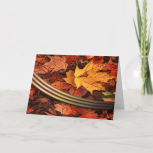 AUTUMN HEART CARD
