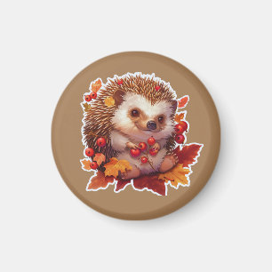 Autumn Hedgehog Adventure 2 Magnet
