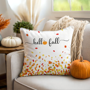 Autumn Hello Fall Cushion