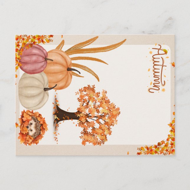 Autumn Holiday Postcard (Front)