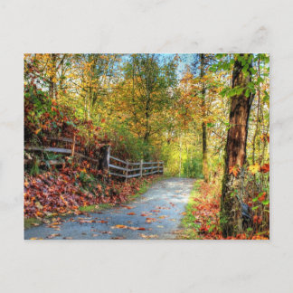 Autumn holiday postcard