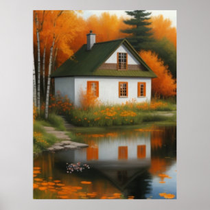  autumn house  poster