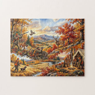 Autumn Hunting Compilation Jigsaw Puzzle