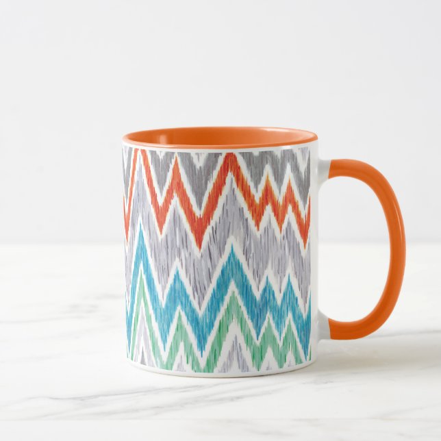 Autumn Ikat Mug (Right)