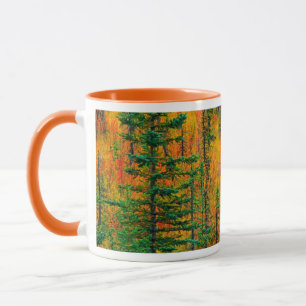 Autumn in a meadow mug
