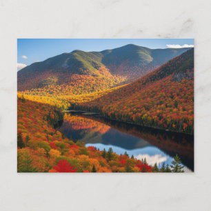 Autumn in Adirondack Mountains Postcard