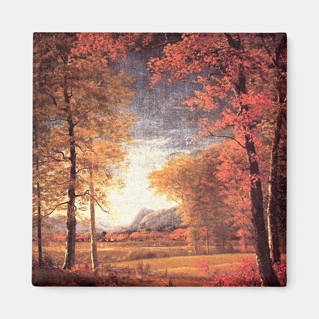 Autumn in America, Oneida County, New York, Magnet (Front)