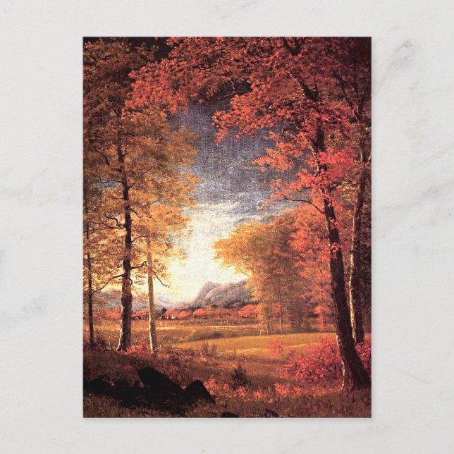 Autumn in America, Oneida County, New York Postcard (Front)