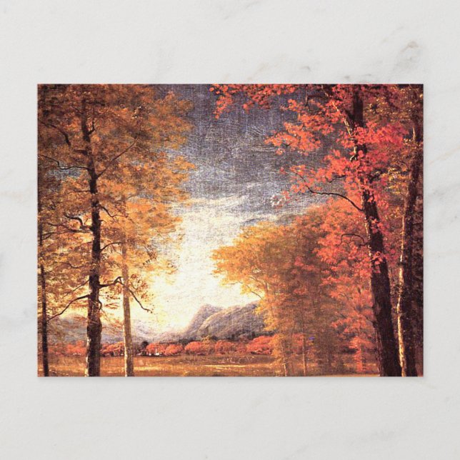Autumn in America, Oneida County, NY, Postcard (Front)