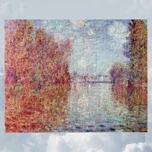 Autumn in Argenteuil by Claude Monet Jigsaw Puzzle