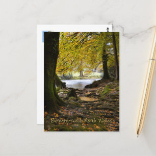 Autumn in Betws-y-coed, North Wales Postcard