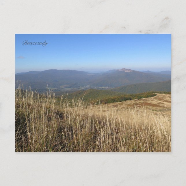Autumn in Bieszczady mountains Postcard (Front)