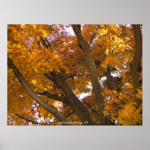 Autumn in Blacksburg, Virginia Poster