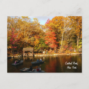 Autumn in Central Park (colour) Postcard