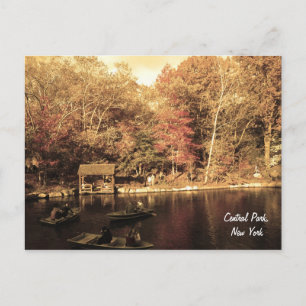 Autumn in Central Park Postcard