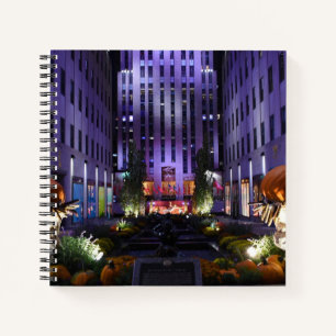 Autumn in Channel Gardens Rockefeller Centre NYC Notebook