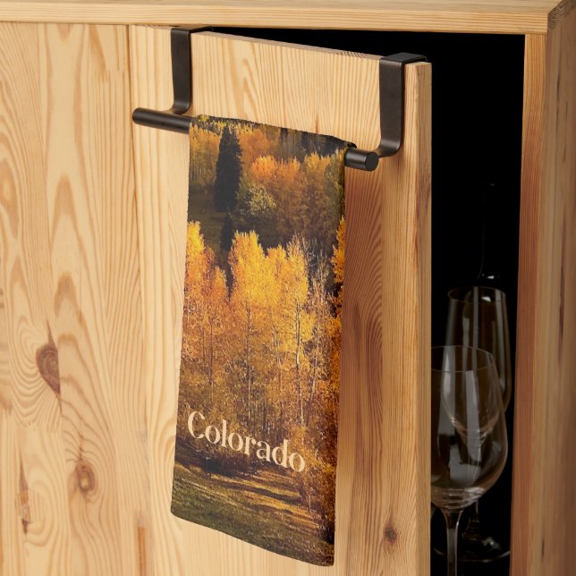 Autumn in Colorado Tea Towel (Thirds Fold)