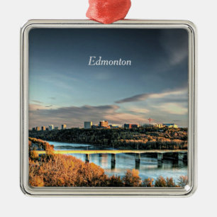 Autumn in Edmonton  Metal Tree Decoration