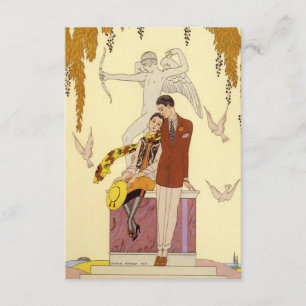 Autumn in France Art Deco Invitations