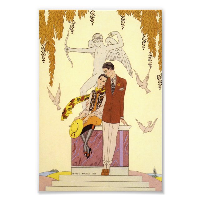 Autumn in France Art Deco Photo Print (Front)