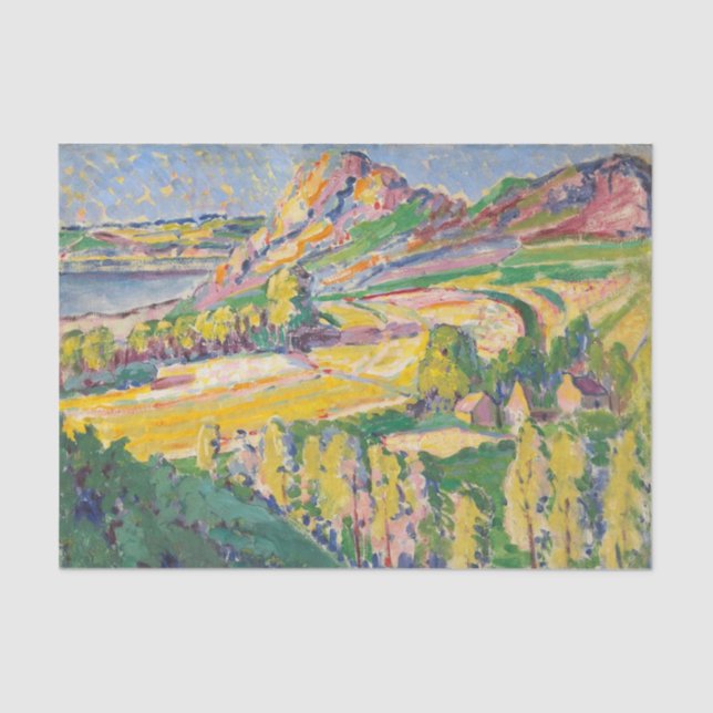 Autumn in France by Emily Carr Tissue Paper (Front)